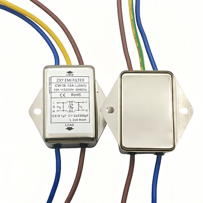 Купить EMI-фильтр 115V/250V однофазный низкопроходный антиинтерферент CW1B-6A/1A/10A-L ((040) онлайн изготовление