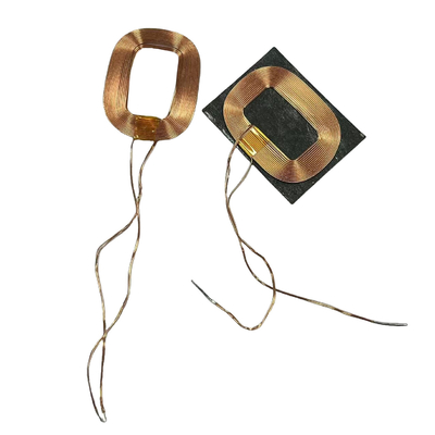Купить 28*38MM-13uH беспроводная зарядная катушка самоклеющийся кабель для зарядки наушников онлайн изготовление