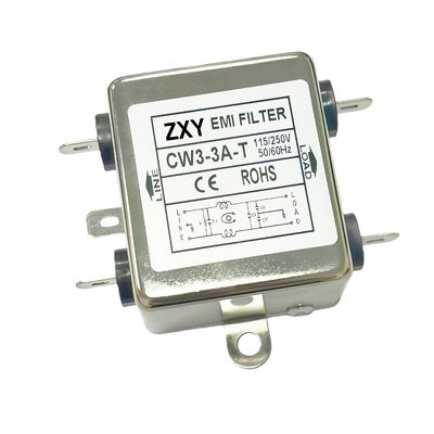 Купить CW3-3A-T Plug-In-Single Phase AC CW3-6A/10A/20A-T Power Filters EMI Power Supply онлайн изготовление