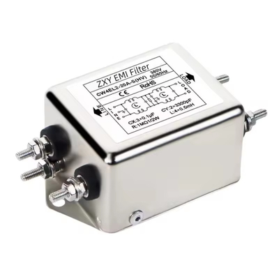Однофазный двойной секционный EMI фильтр AC380V/440V Высоковольтная мощность CW4EL2-10A 20A 30A-T/S CW4L2 Тип болта/сварки
