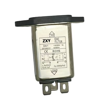 Штекер фильтра ЭМИ в однофазном фильтре переменного тока для подавления электромагнитных помех